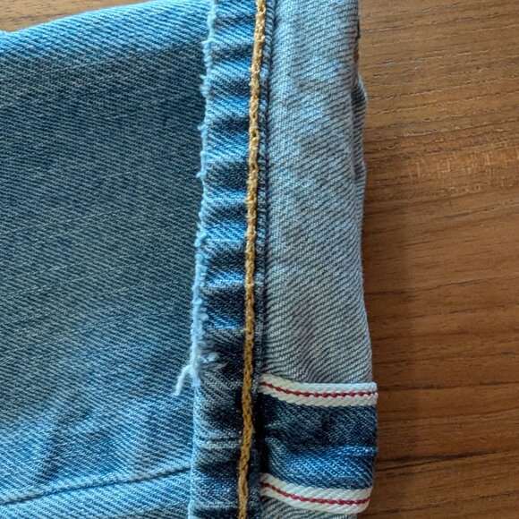 4 pairs of Levis 512 premium stretch selvedge denim jeans 30x32 blue and black - Picture 7 of 12